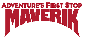 Adventure First Stop Maverick logo